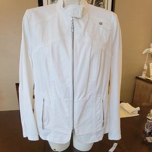 Luisa Cerano's Beautiful White Women's Jacket NEW